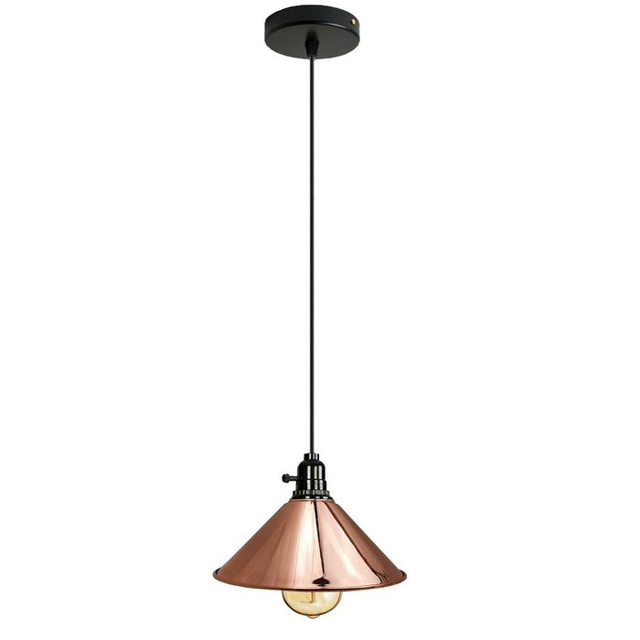 Vintage Industrial Metal Ceiling Pendant Shade Modern Hanging Retro Lights