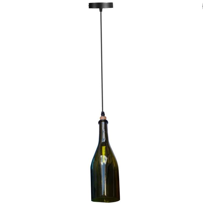 Vintage Retro Wine bottle Ceiling Pendant Light Lamp Shade Chandelier light UK