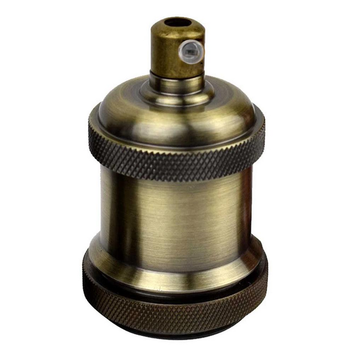 E27 Metal Lamp/Bulb Holder Ideal for Vintage Edison Filament Bulbs Antique metal