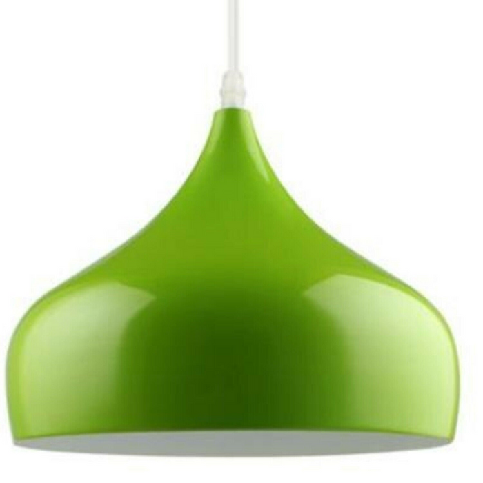 Industriële vintage metalen plafondgroene hangende hanglamp