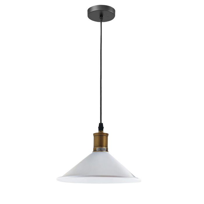 Vintage Industrial Ceiling Pendant Light Retro Loft Style Metal Shade Lamp