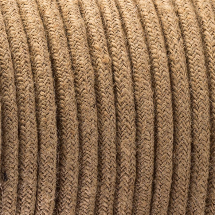 Vintage Textile Cable Retro Rope Hemp Electrical Wire Fabric Cable Cord