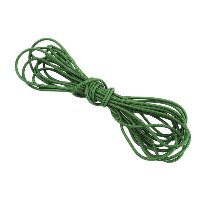 Green Round Fabric Flex 2 Core Braided Cloth Cable Lighting Wire