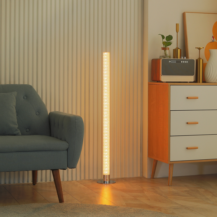 RGB-vloerlampen dimbare hoeklamp met afstandsbediening, LED moderne sfeerverlichting voor woonkamer slaapkamer speelkamer