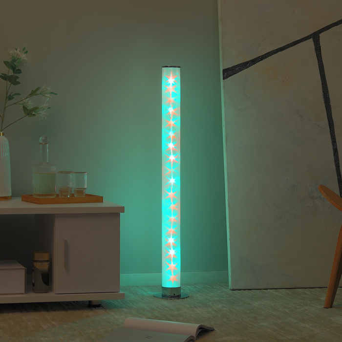 RGB-vloerlampen, dimbare hoeklamp met afstandsbediening en 16 kleureneffecten, LED moderne sfeerverlichting voor woonkamer slaapkamer speelkamer