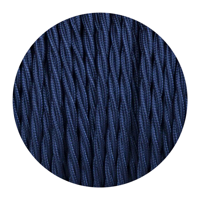 2 core Twisted Italian Braided Cable, Electrical Fabric Flexible Lamp Cable Wire Cord for UK Light