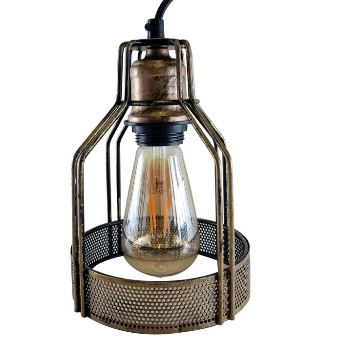 Vintage retro industriële plafondhanger woonkamer keuken binnen hanglamp vogelkooi verlichting