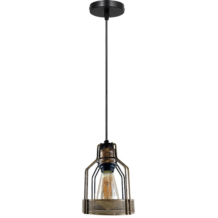 Vintage retro industriële plafondhanger woonkamer keuken binnen hanglamp vogelkooi verlichting