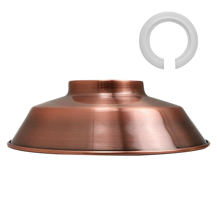 VINTAGE STYLE METAL CEILING LIGHT COPPER SHADES