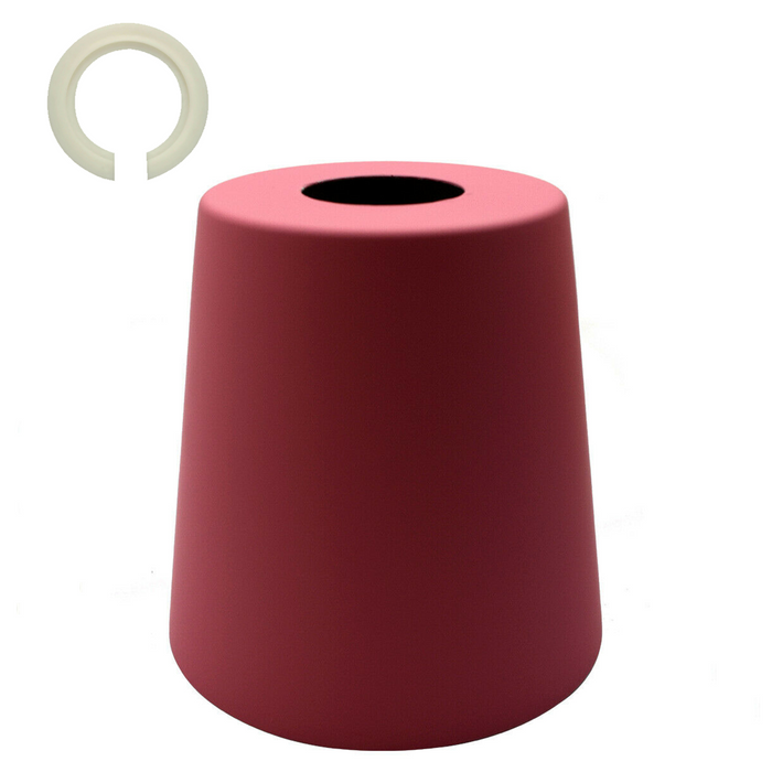 Moderne metalen roze kleur metalen Easy Fit lampenkap