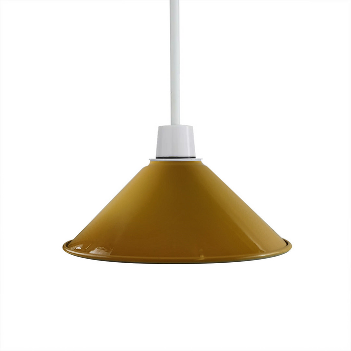 Modern Metal Yellow Easy Fit Lampshade