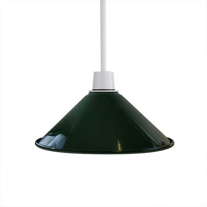 Moderne plafondhanglamp met groene kleur lampenkappen, eenvoudig te monteren