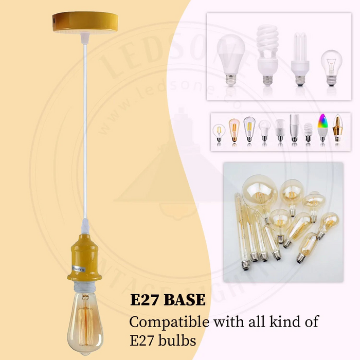 Industriële hanglamp, lamphouder, plafondhanglamp
