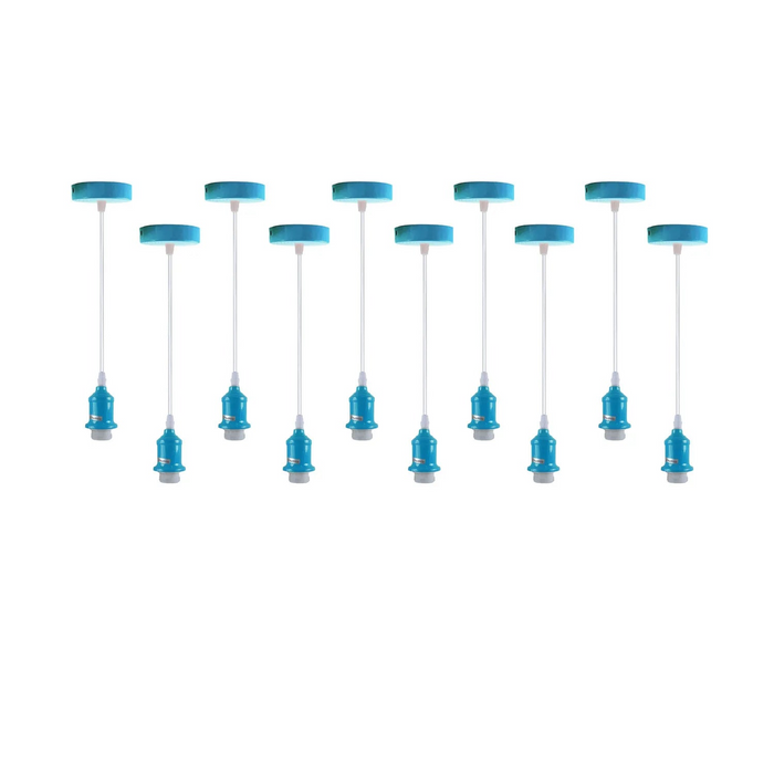 10 Pack Industrial Pendant Light Fitting,Lamp Holder Ceiling Hanging Light
