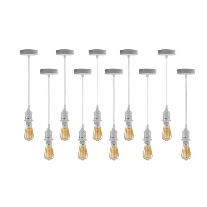 10 stuks industriële hanglampen, lamphouder, plafondhanglamp
