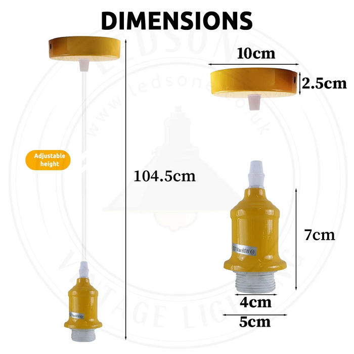 Industriële hanglamp, lamphouder, plafondhanglamp