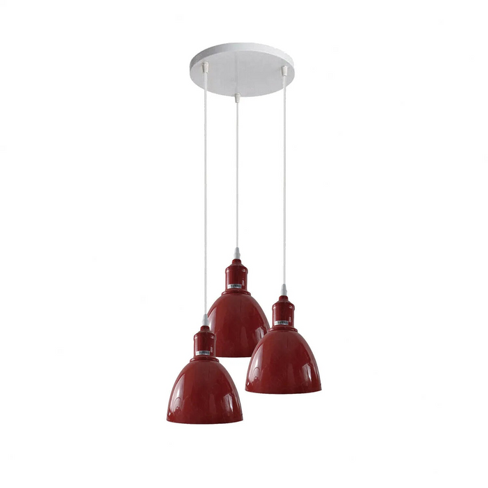 Retro Industrial Ceiling Lighting 3-way cluster Ceiling Pendant Light