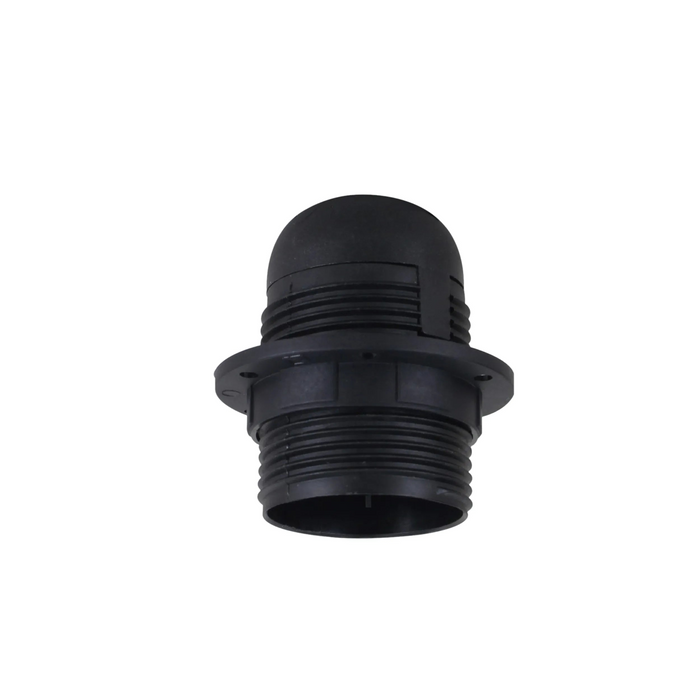 E27 Light Bulb,Pendant Socket Holder Edison Screw Black Plastic Lamp holder