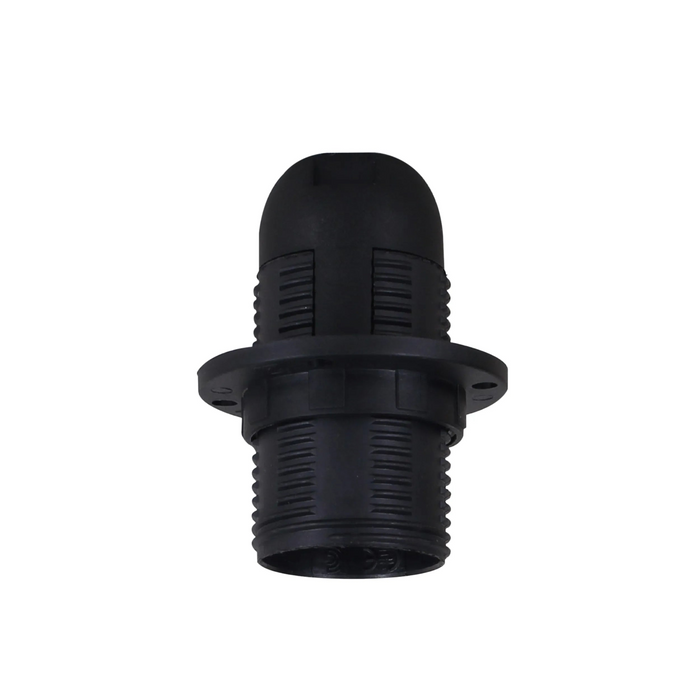 E14 Bulb Holder Edison Small Screw Black Plastic Lamp holder E14 Socket UK