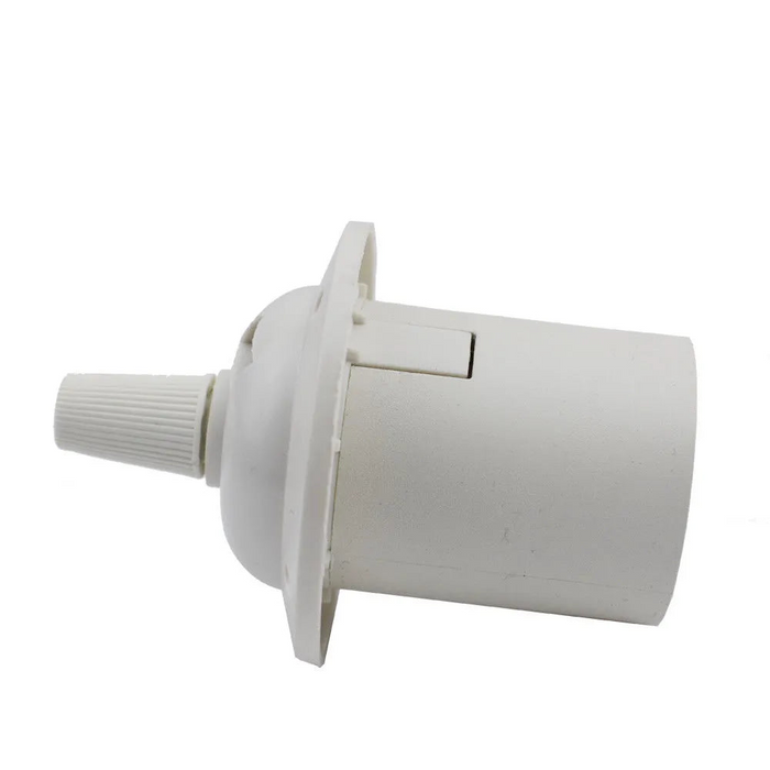 E27 lamp holder, construction holder, site holder, white lamp holder