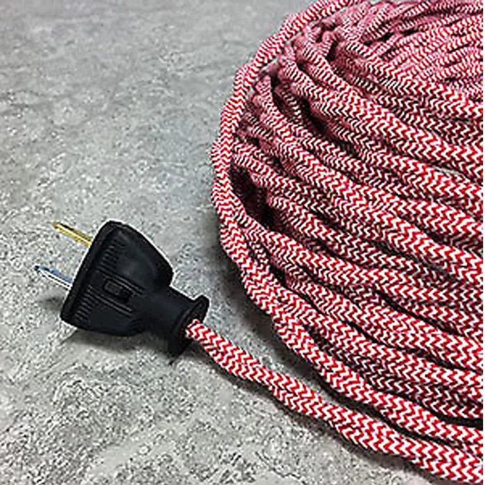 2core Twisted Italian Braided Cable,Electrical Fabric Lamp Cable Wire Cord
