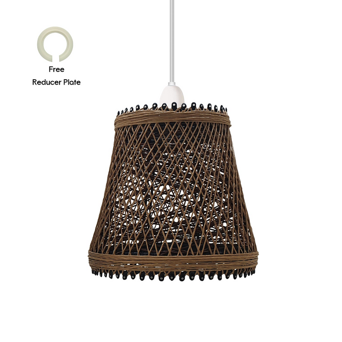 Nest Bird Cage Pendant Lights Woven Rattan Creative Lamp Cage