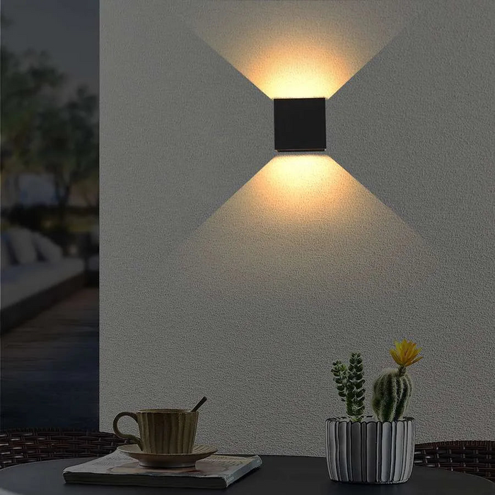 Moderne 10W LED-wandlamp met PIR-bewegingsmelder Up Down Sconce Lamp Indoor Outdoor