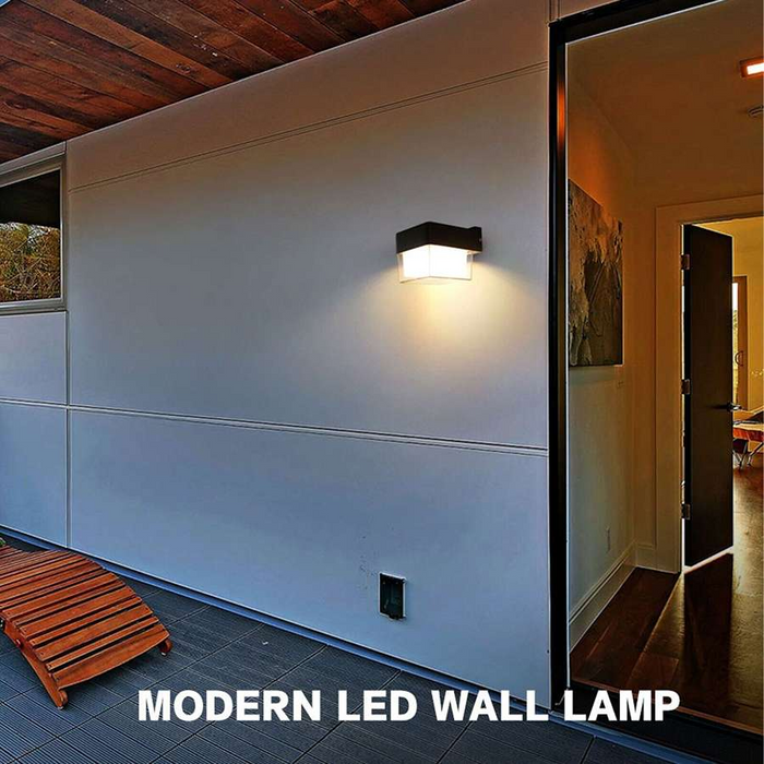 Outdoor LED Wall Light Modern Lamp Porch Garden Lighting 7W Wall Lamp Fixture