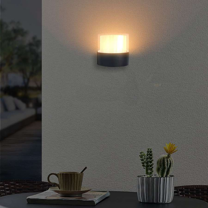 Outdoor LED Wall Light Modern Lamp Porch Garden Lighting 7W Wall Lamp Fixture