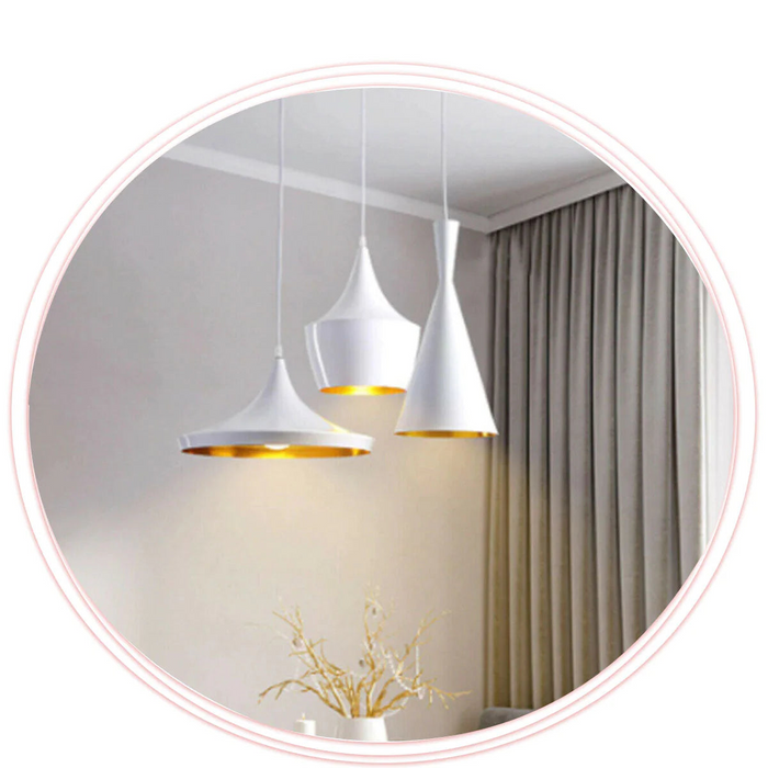 Hanglamp in loftstijl, metalen plafondlamp