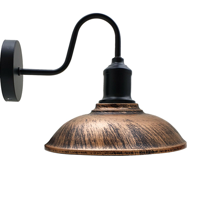 Brushed Brass Metal Wall Lights Industrial Style