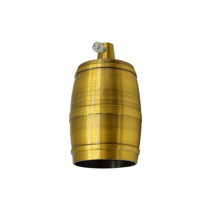 Barrel Holder Copper Antique E27 Lamp Holder