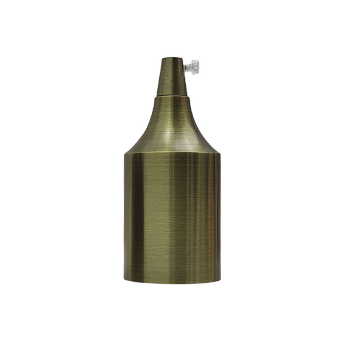 Chrome ES E27 Lamp Bottle Shape Bulb Holder