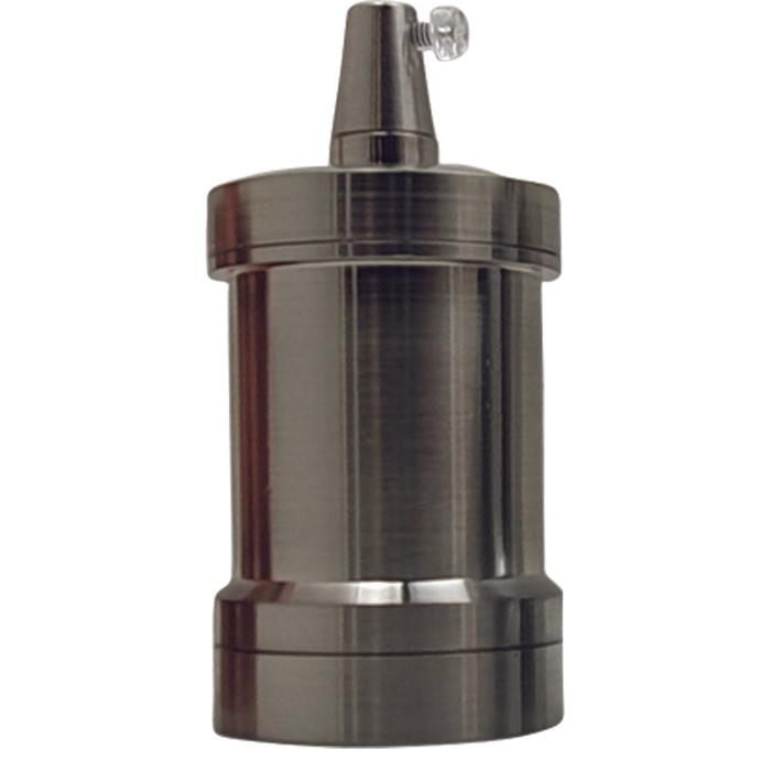 Edison E27 Copper Light Bulb Holder Metal Screw Cap Industrial Lamp Antique Style