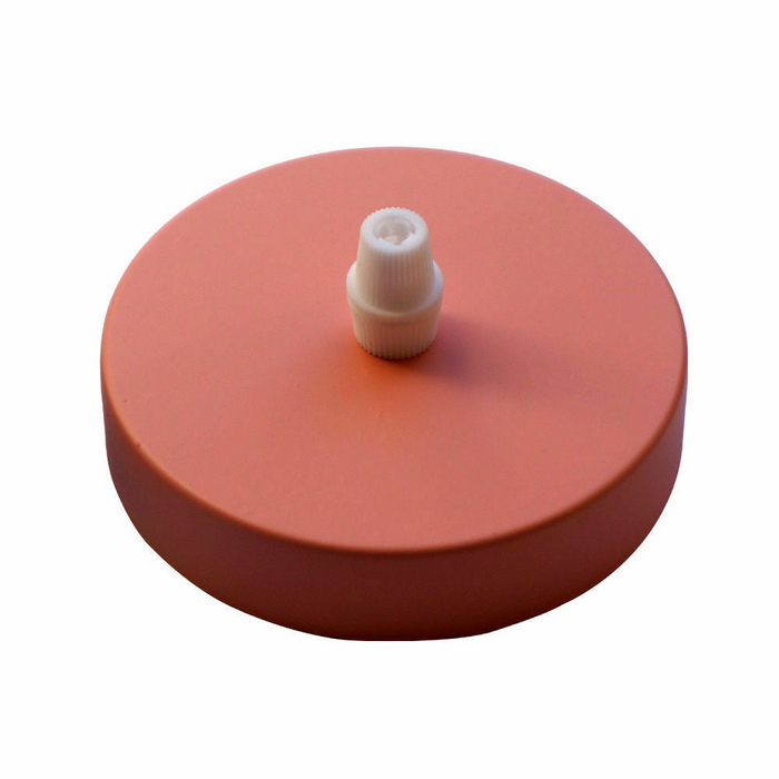 VINTAGE 100MM PLAFOND ROSE ENKEL PUNT DALING UITLAAT | Perfect voor stoffen flexkabel UK