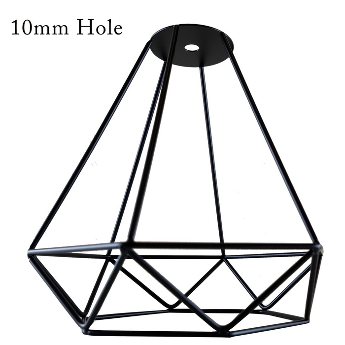 Metal Easy fit Black wire cage