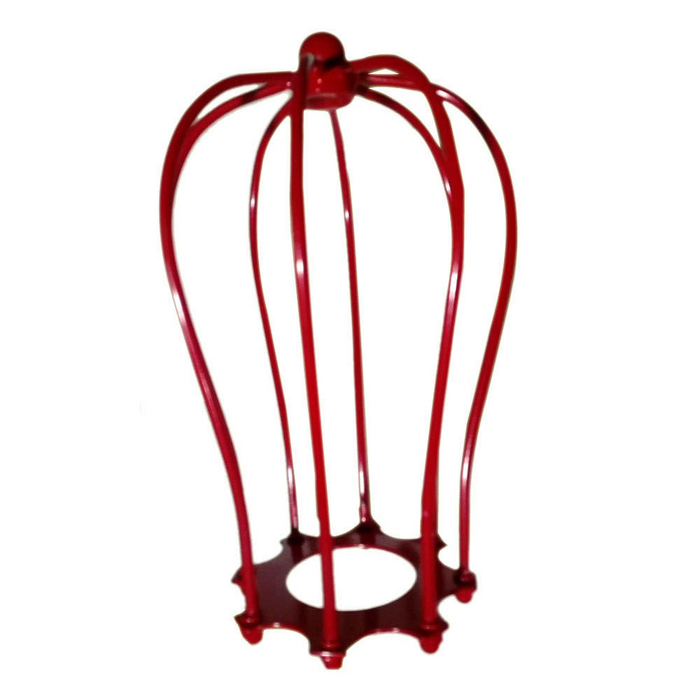 Metal Balloon Cage Rustic Red Wall Easy Fit Hanging light