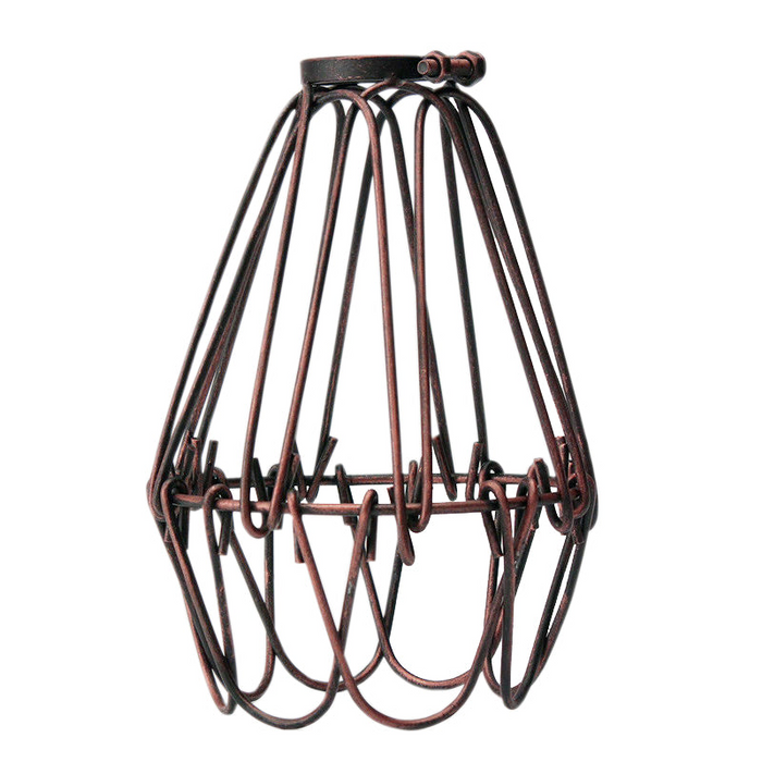 Water Lily Iron Wire Cage Lamp Industrial Lighting Decoration Shade