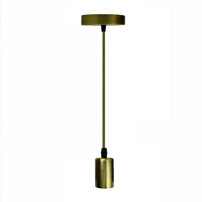 Vintage E27 Fitting Suspension Light Base Copper Lamp Holder Ceiling Pendant Lights