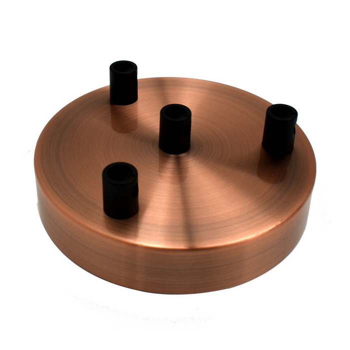 Multi Outlet Copper Ceiling Rose 120x25mm