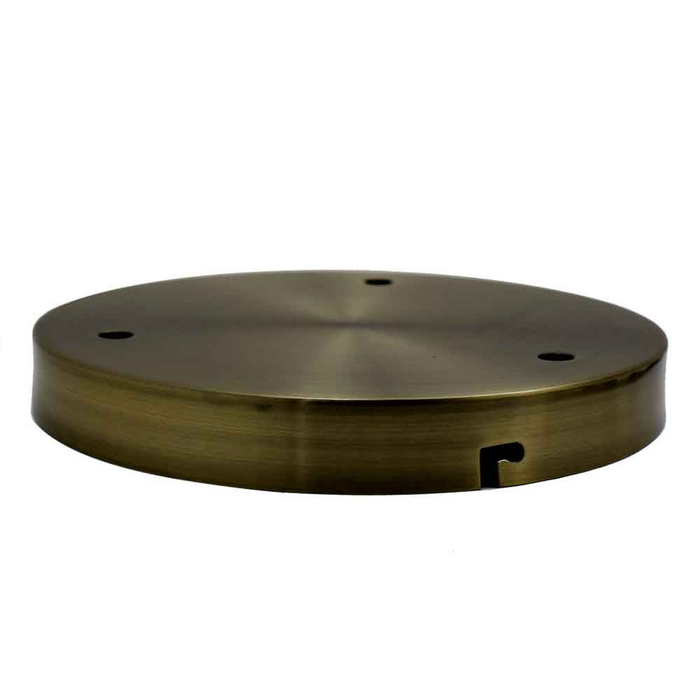 Multi-outlet ceiling rose, 3-way outlet Green Brass