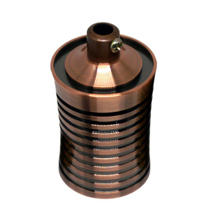 Bright CopperVintage Industrial Lamp Light Bulb Holder Antique Retro Edison Fitting UK-ES E27