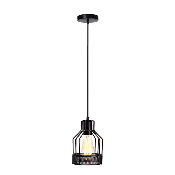 Guard Light Wire Ceiling Industrial Black Chandelier Pendant