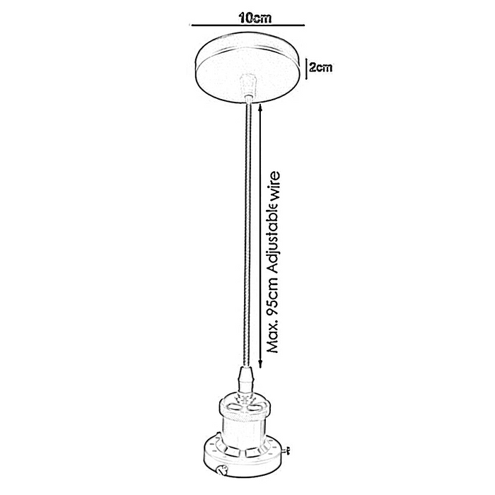 Vintage koperen hanglamp lampenset