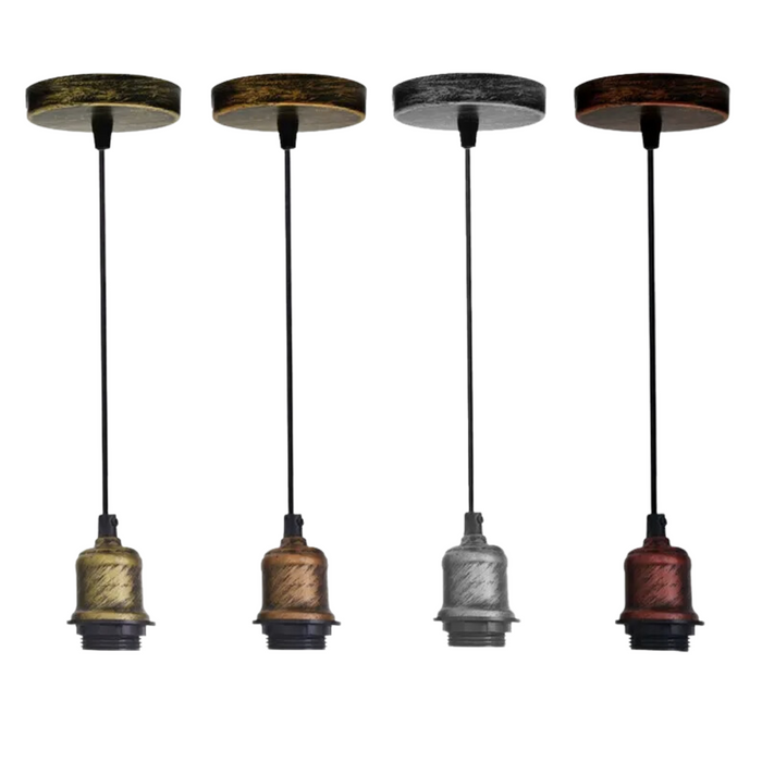 Ceiling Lamp Pendant Light Fitting Metal Lamp Holder E27