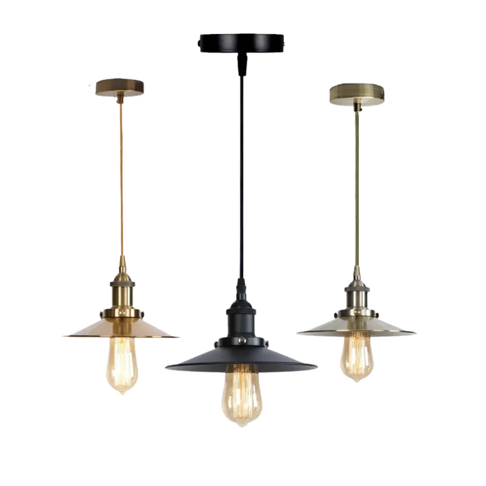 Vintage Industrial Metal Ceiling Pendant Light Shade Modern Hanging Retro Light