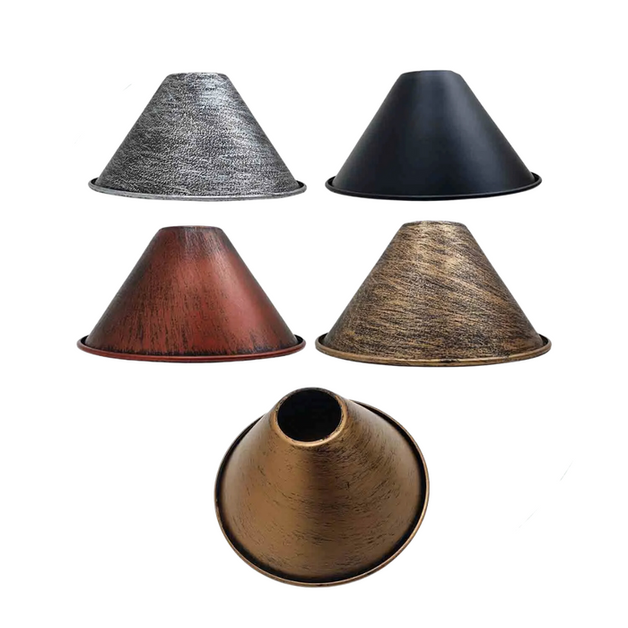 18 mm x 10 mm grote Easy Fit hanglamp schaduw metalen lampenkap wandlamp