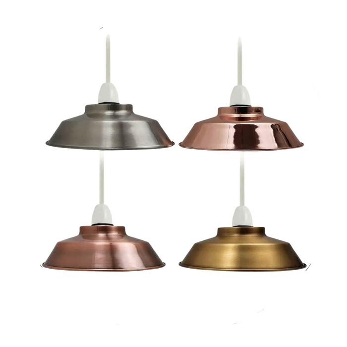 Vintage retro hanglamp metalen lampenkap keuken moderne plafondlamp tinten