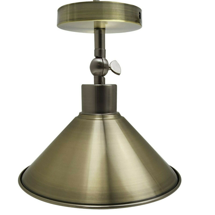 Cone Lampshade adjustable angle ceiling light