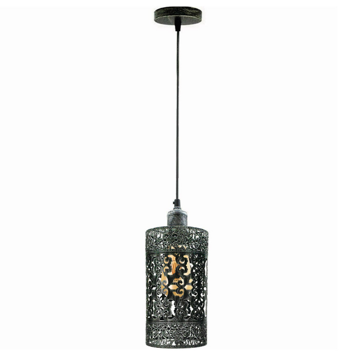 Industrial Pendant Light | Yael | Cage Light | 1 Way | Copper